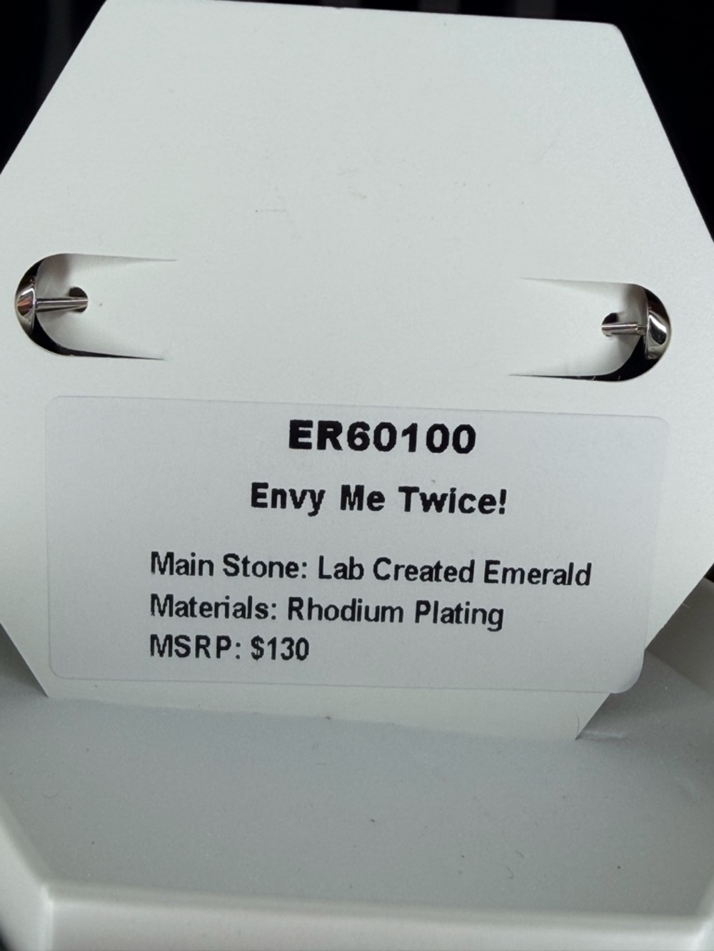 Bomb Party ‘Envy Me Twice’ May 2025 Birthday Earrings (removable charms) - Picture 3 of 3